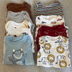 Long sleeve baby onesie bundle